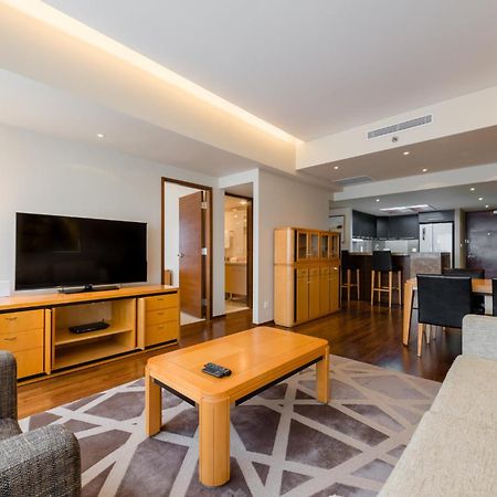 เซี่ยงไฮ้ เซ็นเตอร์ เซอร์วิซ อพาร์ตเมนต์ Aparthotel ภายนอก รูปภาพ
