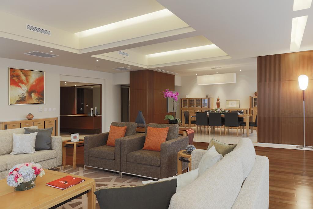 เซี่ยงไฮ้ เซ็นเตอร์ เซอร์วิซ อพาร์ตเมนต์ Aparthotel ภายนอก รูปภาพ
