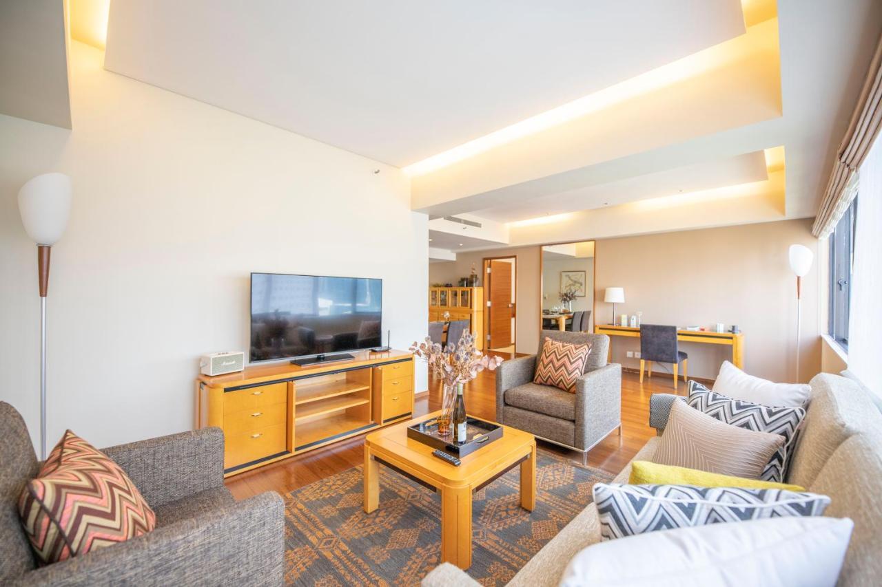 เซี่ยงไฮ้ เซ็นเตอร์ เซอร์วิซ อพาร์ตเมนต์ Aparthotel ภายนอก รูปภาพ