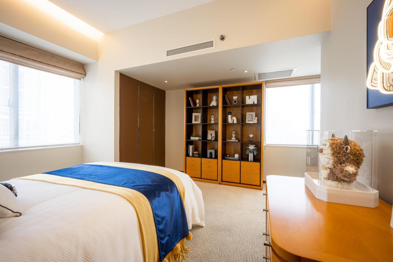 เซี่ยงไฮ้ เซ็นเตอร์ เซอร์วิซ อพาร์ตเมนต์ Aparthotel ภายนอก รูปภาพ