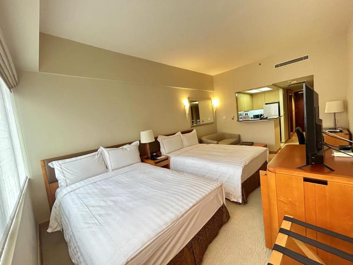เซี่ยงไฮ้ เซ็นเตอร์ เซอร์วิซ อพาร์ตเมนต์ Aparthotel ภายนอก รูปภาพ