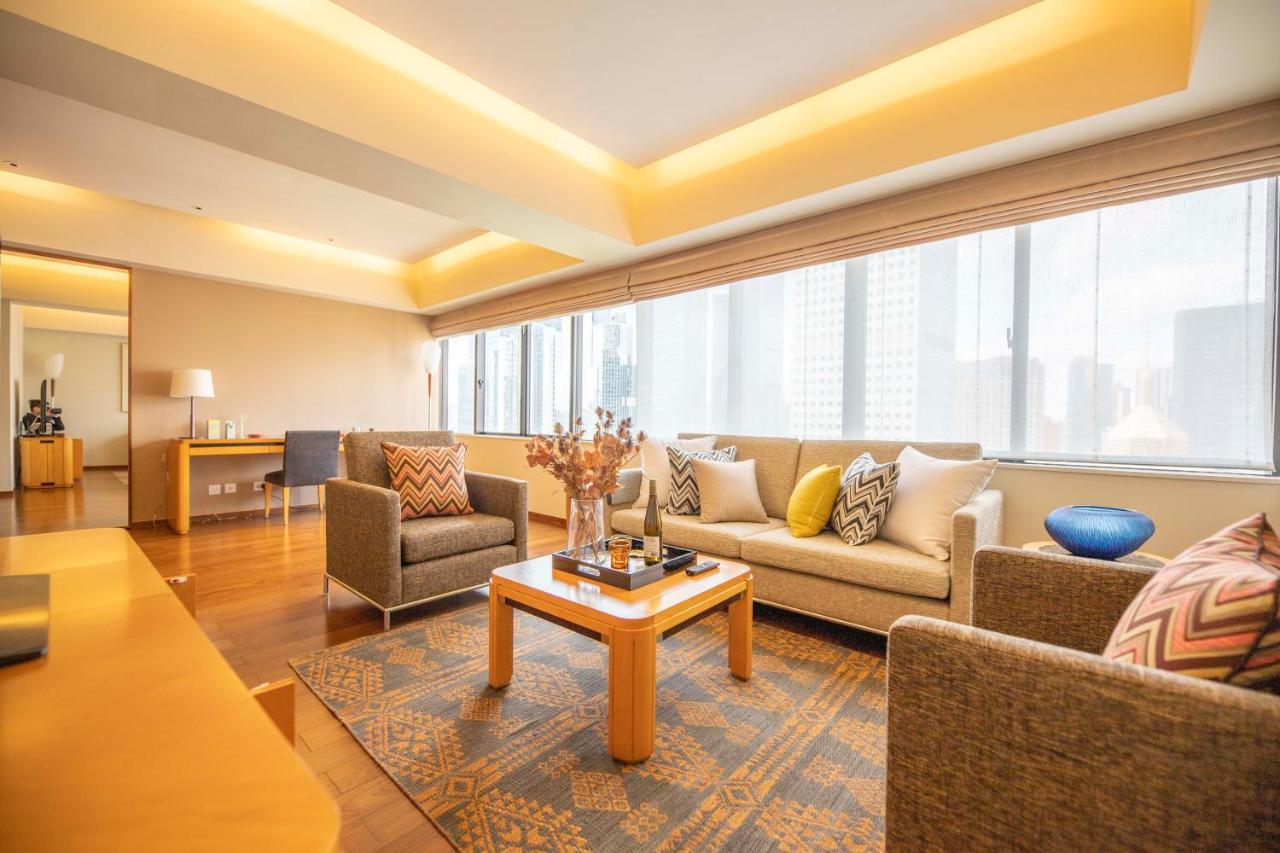เซี่ยงไฮ้ เซ็นเตอร์ เซอร์วิซ อพาร์ตเมนต์ Aparthotel ภายนอก รูปภาพ