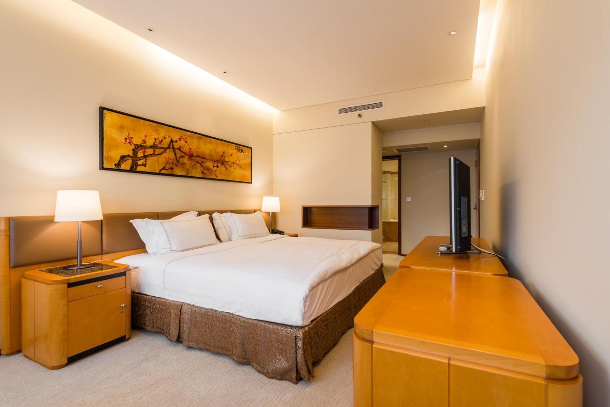 เซี่ยงไฮ้ เซ็นเตอร์ เซอร์วิซ อพาร์ตเมนต์ Aparthotel ภายนอก รูปภาพ