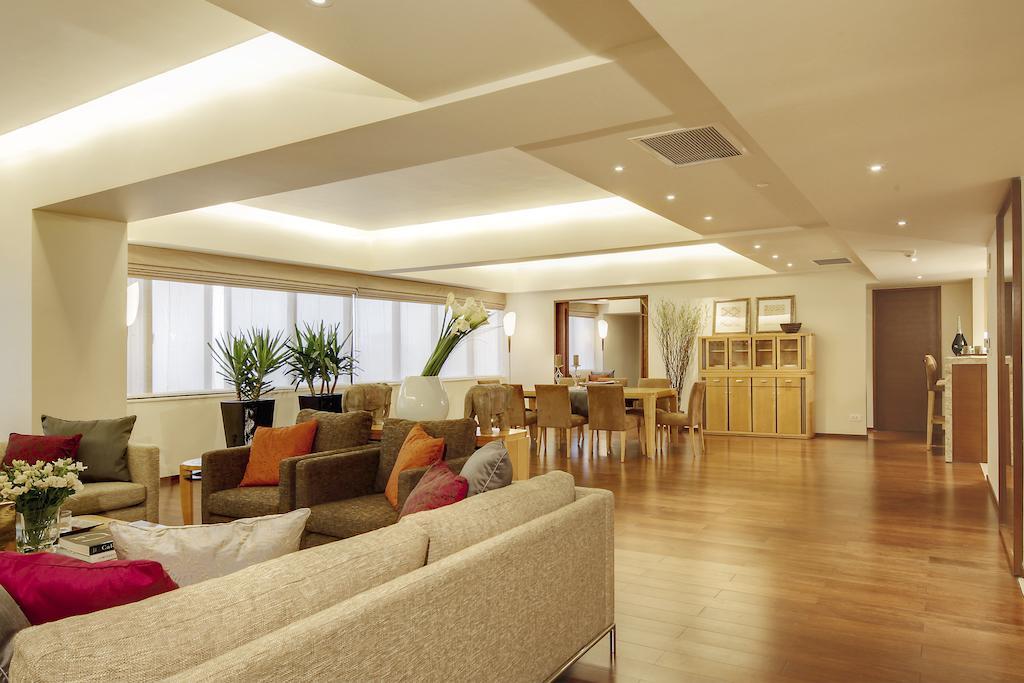 เซี่ยงไฮ้ เซ็นเตอร์ เซอร์วิซ อพาร์ตเมนต์ Aparthotel ภายนอก รูปภาพ